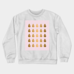 Golden Pine cone design Crewneck Sweatshirt
